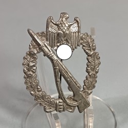 ALLEMAGNE INSIGNE ASSAUT INFANTERIE BADGE DE POITRINE COMBAT ALLEMAND SECONDE GUERRE FABRICANT MK1